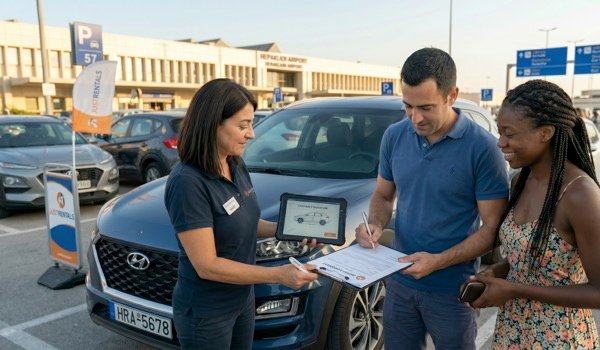 Sign the rental contract